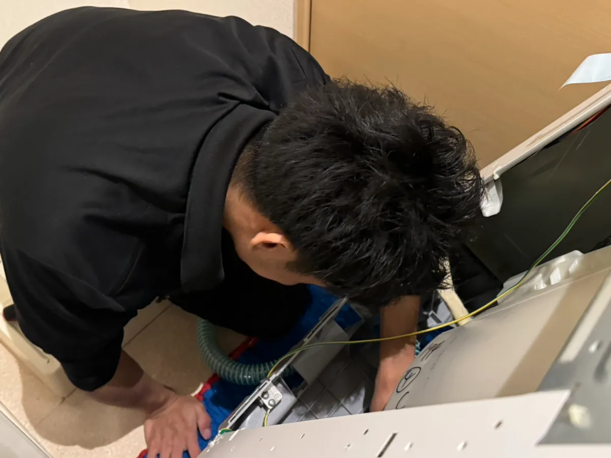家電設置作業